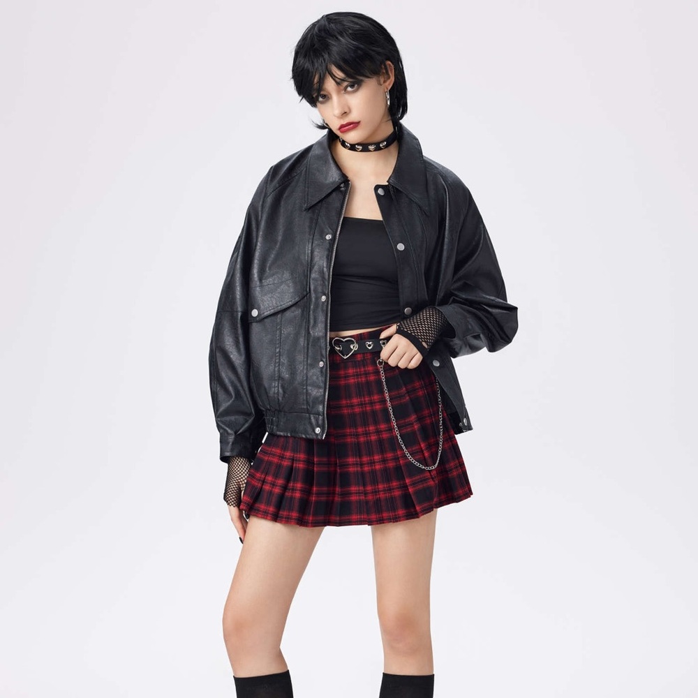 Faux Leather Jacket